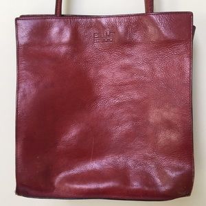 Italian leather shoulder bag